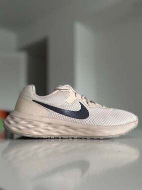 Nike Revolution 6 Next Nature Running Shoes - Oatmeal/Gridiron (DC3728-101)